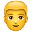блондин Emoji U+1F471 U+2642