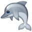 дельфин смайлик U+1F42C