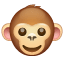 лицо обезьяны Whatsapp U+1F435