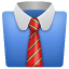 сорочка с галстуком эмоджи U+1F454