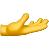Рука с символом ладони вверх U+1FAF4