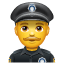 полицейский U+1F46E
