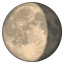 Убывающая луна эмоджи U+1F316