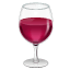 стакан вина эмоджи U+1F377