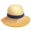 солнечная шляпа Whatsapp U+1F452